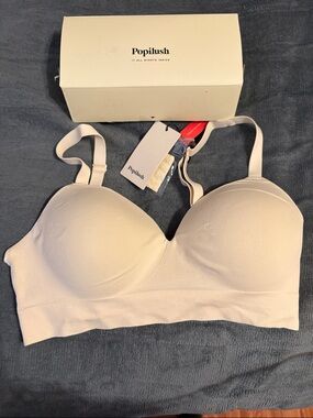 Seamless Light Beige Padded Bralette